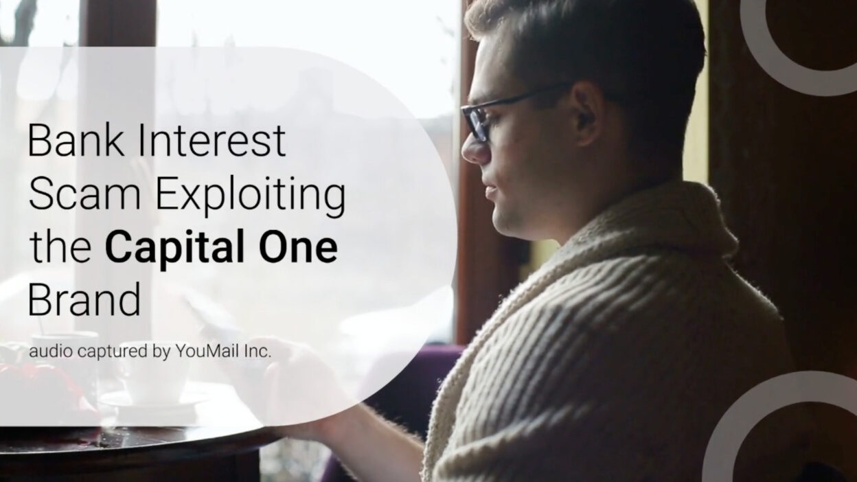 Bank scam exploiting the Capital One Brand